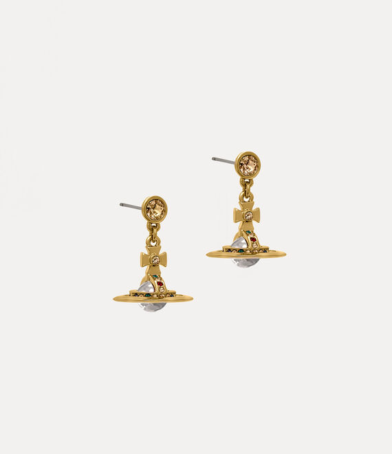 Vivienne Westwood New Petite Orb Earrings in GOLD